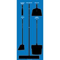 Ultra Aluma-Lite Dry Shadow Board (English Only) Helyx Safety & Industrial Supplies