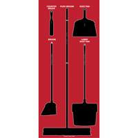 Ultra Aluma-Lite Dry Shadow Board (English Only) Helyx Safety & Industrial Supplies