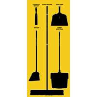 Ultra Aluma-Lite Dry Shadow Board (English Only) Helyx Safety & Industrial Supplies