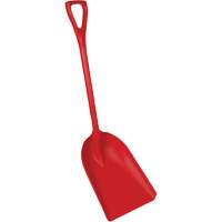 Pelle en un seul morceau pour la transformation des aliments, Lame 14" x 17", Longueur de 42-1/2", Plastique, Rouge Helyx Safety & Industrial Supplies