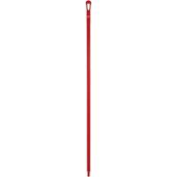 Manche ultra hygi&eacute;nique, Balai/Grattoir/Raclette, Rouge, Ergonomique, 59" lo Helyx Safety & Industrial Supplies