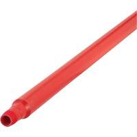 Manche ultra hygi&eacute;nique, Balai/Grattoir/Raclette, Rouge, Ergonomique, 59" lo Helyx Safety & Industrial Supplies