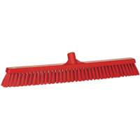Balai-brosse &agrave; soies combin&eacute;es, Crins Cors&eacute;/Fin, 24-1/2", Polyester, Rouge Helyx Safety & Industrial Supplies