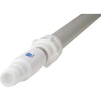 Handle, Broom/Scraper/Squeegee, White, Telescopic, 62" - 113" L Helyx Safety & Industrial Supplies