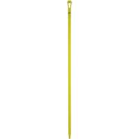 Manche ultra hygi&eacute;nique, Balai/Grattoir/Raclette, Jaune, Ergonomique, 59" lo Helyx Safety & Industrial Supplies