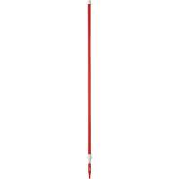 Manche de brosse pour plateforme, Brosse/Support &agrave; tampon, Rouge, T&eacute;lescopique, 62"-113" lo Helyx Safety & Industrial Supplies