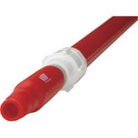 Manche de brosse pour plateforme, Brosse/Support &agrave; tampon, Rouge, T&eacute;lescopique, 62"-113" lo Helyx Safety & Industrial Supplies