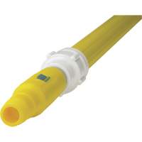 Deck Scrub Handle, Brush/Pad Holder, Yellow, Telescopic, 62"-113" L Helyx Safety & Industrial Supplies