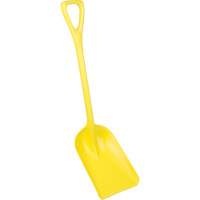 One-Piece Hygienic Shovel, 10" x 6" Blade, 37-1/2" Length, Plastic, Yellow Helyx Safety & Industrial Supplies