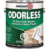 Appr&ecirc;t inodore &agrave; base d'huile qui bloque les taches, Blanc, Tr&egrave;s mat, 3,78 L, Gallon Helyx Safety & Industrial Supplies
