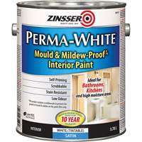 Peinture int&eacute;rieure Mold & Mildew-Proof Perma-White, 3,78 L, Gallon, Blanc Helyx Safety & Industrial Supplies