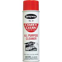 Nettoyant tout usage Crazy Clean, 20 oz, Canette a&eacute;rosol Helyx Safety & Industrial Supplies