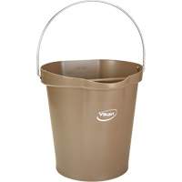 Food Hygiene Bucket, Brown, 3 US gal. Helyx Safety & Industrial Supplies