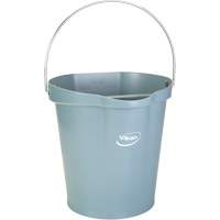 Food Hygiene Bucket, Grey, 3 US gal. Helyx Safety & Industrial Supplies