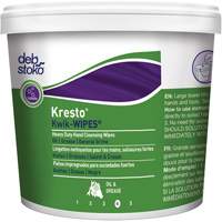 Serviettes Kresto Kwik-Wipes, 130 lingettes, 12" x 10" Helyx Safety & Industrial Supplies