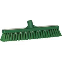T&ecirc;te de balai-brosse pour petites particules, Crins Fin, 16-1/2", Polyester, Vert Helyx Safety & Industrial Supplies