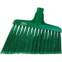 T&ecirc;te de balai oblique, Crins &agrave; bout ouvrant, 11-1/2", Polyester, Vert Helyx Safety & Industrial Supplies