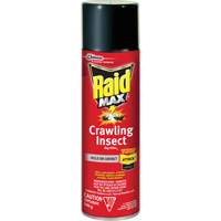 Raid&reg; Max&reg; Crawling Insect Bug Killer, 500 g, Aerosol Can, Solvent Base Helyx Safety & Industrial Supplies