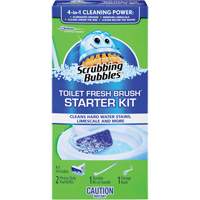 Trousse de d&eacute;marrage de brosse pour cuvettes Scrubbing Bubbles Fresh Brush, Recharge Helyx Safety & Industrial Supplies