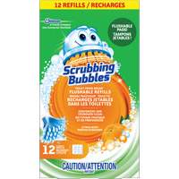Recharge de tampons jetables dans les toilettes, pour la brosse pour cuvettes Scrubbing Bubbles Fresh Brush, Recharge Helyx Safety & Industrial Supplies
