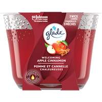 Glade&reg; 3-Wick Candle, Apple Cinnamon Helyx Safety & Industrial Supplies