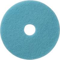 Tampons &agrave; polir pour planchers Luster Lite, 19", Brunissage, Bleu p&acirc;le Helyx Safety & Industrial Supplies