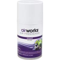 AirWorks&reg; Metered Air Fresheners, Vineyard, Aerosol Can Helyx Safety & Industrial Supplies