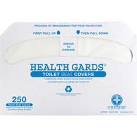 Couvre-si&egrave;ges de toilettes pli&eacute;s en deux Health Gards Helyx Safety & Industrial Supplies