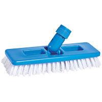 Universal Scrub & Grout Brush, 9" L, Polypropylene Bristles, White Helyx Safety & Industrial Supplies