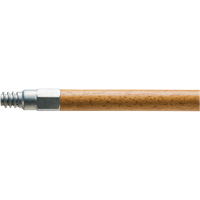 Manche en bois avec embout en m&eacute;tal, Bois, Pointe Filetage ACME, 1-1/8" dia, 60" lo Helyx Safety & Industrial Supplies
