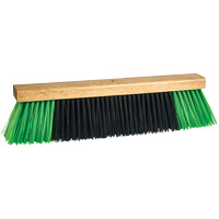 Bulldog Push Broom Head, 24", Coarse, PVC Bristles Helyx Safety & Industrial Supplies