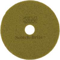 TopLine Speed Floor Pad, 17", Burnishing, Brown Helyx Safety & Industrial Supplies