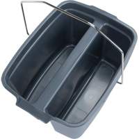 Seau double, Capacit&eacute; de 4,75 gal. US (19 pintes), Gris Helyx Safety & Industrial Supplies