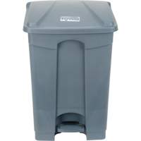Poubelle &agrave; p&eacute;dale, Plastique, Capacit&eacute; 12 gal. US Helyx Safety & Industrial Supplies