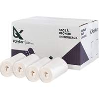 Sacs &agrave; d&eacute;chets de haute densit&eacute;, Utilitaire, 22" la x 20" lo, 8 microns, Givr&eacute;, Capacit&eacute; 23 L (6 Gal.) Helyx Safety & Industrial Supplies