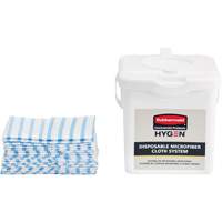 Seau de chargement pour chiffons microfibres, Blanc Helyx Safety & Industrial Supplies
