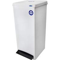 Foot Operated Waste Receptacle, Steel, 25 US gal. Helyx Safety & Industrial Supplies