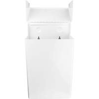 Poubelle pour serviettes hygi&eacute;niques mont&eacute;e en surface Helyx Safety & Industrial Supplies