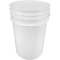 Seau robuste, Plastique, 6 gal. Helyx Safety & Industrial Supplies