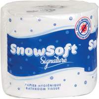 Papier hygi&eacute;nique de premi&egrave;re qualit&eacute; Snow Soft, 2 Pli, 600 Feuilles/Rouleu, Longueur 145', Blanc Helyx Safety & Industrial Supplies
