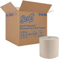 Essuie-mains bruns en fibres recycl&eacute;es &agrave; 100 % &agrave; enroulement serr&eacute; Essential, 1 pli, Standard, 700' lo Helyx Safety & Industrial Supplies