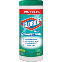 Lingettes d&eacute;sinfectantes, 35 lingettes Helyx Safety & Industrial Supplies