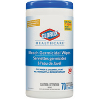 Lingettes d&eacute;sinfectantes &agrave; l'eau de Javel Healthcare, 70 lingettes Helyx Safety & Industrial Supplies