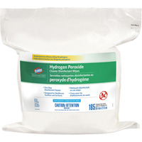 Lingettes d&eacute;sinfectantes et nettoyantes &agrave; base de peroxyde d'hydrog&egrave;ne Healthcare, 185 lingettes Helyx Safety & Industrial Supplies