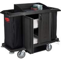 Executive Full-Size Housekeeping Cart with Doors Helyx Safety & Industrial Supplies
