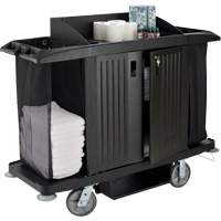 Executive Full-Size Housekeeping Cart with Doors Helyx Safety & Industrial Supplies