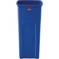 Untouchable&reg; Square Recycling Container, Bulk, Plastic, 23 US gal. Helyx Safety & Industrial Supplies