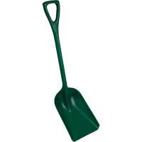 One-Piece Metal Detectable Shovel, 10" x 14" Blade, 37-1/2" Length, Plastic, Green Helyx Safety & Industrial Supplies