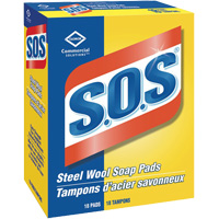 Tampons en laine d'acier saponifi&eacute;e S.O.S Helyx Safety & Industrial Supplies