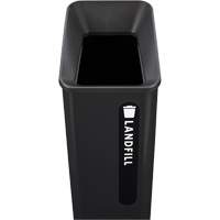 Bac d'ordures destin&eacute;s &agrave; l'enfouissement Sustain, Plastique/Acier, 15 gal. US Helyx Safety & Industrial Supplies